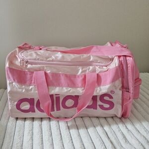 NWOT Adidas Pink Duffel Bag